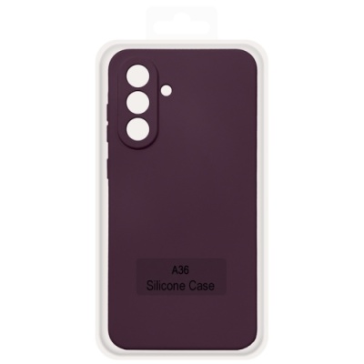 Купить чохол soft silicone case full для samsung a366 galaxy a36 5g/samsung a376 galaxy a37 5g (бордовий) онлайн