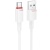 кабель borofone bx110 usb - type-c 3a/1м (білий) 