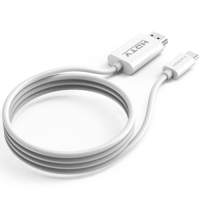 кабель hdmi earldom et-w32 type-c to hdmi 2м (білий) 