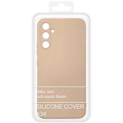Купить чохол soft silicone case full для samsung a346 galaxy a34 (пудра) онлайн