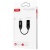 перехідник xo nbr181a lightning male + 3.5 (female) (чорний) 
