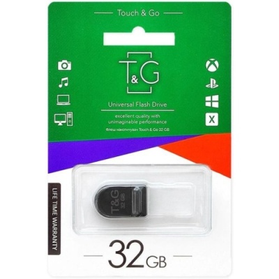 usb флеш-накопичувач tg 32gb shorty 010 (чорний) 