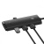 USB HUB Baseus Lite Series 4-Port (Type-C to USB3.0*4) (WKQX030401) 1m Black usb hub baseus lite series 4-port (type-c to usb3.0*4) (wkqx030401) 1m black