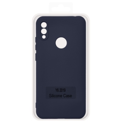Купить чохол soft silicone case full для huawei y6 2019 (dark blue) онлайн