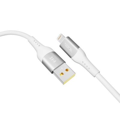 кабель ridea rc-us42 ultrastrong usb - lightning 12w 1.2m (бiлий) 