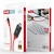 кабель hdmi xo gb006 lightning - hdmi 2k 60hz/1080p 2m (чорно-червоний) 