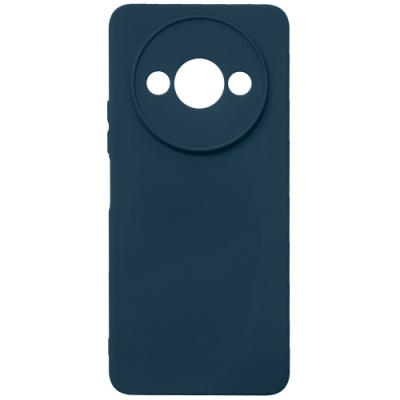 Купить чохол soft silicone case full для xiaomi redmi a3/poco c61 (темно-синій) онлайн