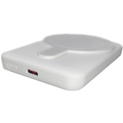 додаткова батарея power bank earldom et-pd40 5000 mah wireless magsafe pd20w (білий) 