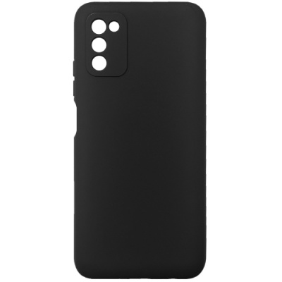 Купить силіконовий чохол soft silicone case для samsung a037 galaxy a03s - black онлайн