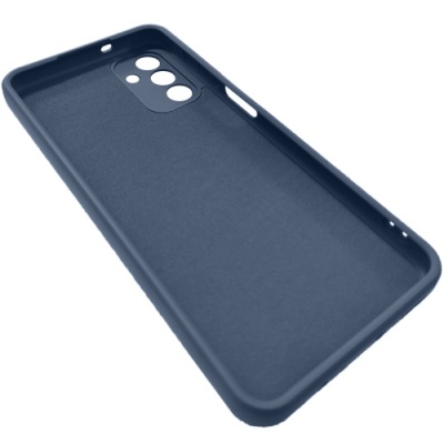 Купить силіконовий чохол soft silicone casevsmagnet ring для samsung a047 galaxy a04s - blue онлайн