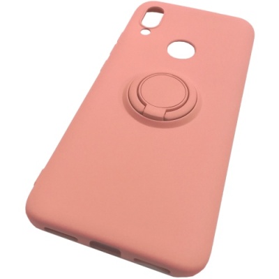 Купить силіконовий чохол soft silicone casevsmagnet ring для xiaomi redmi 7 - peach онлайн