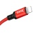 кабель hoco x14 times speed usb - lightning 2.4a/2m (червоно-чорний) 