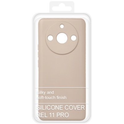 Купить силіконовий чохол soft silicone case для realme 11 pro (пудра) онлайн