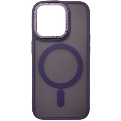 Купить чохол space tpu+pc color matte with magsafe для apple iphone 13 pro max (dark purple) онлайн