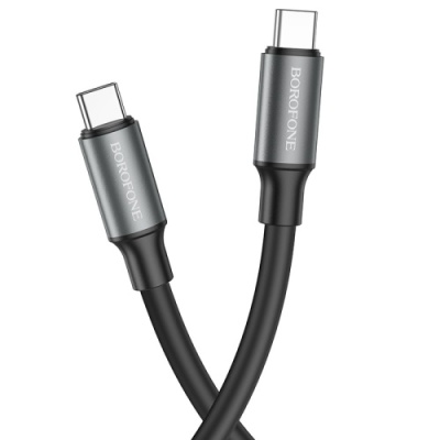 кабель borofone bx82 type-c - type-c (pd) 60w 1m (чорний) 