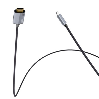 кабель hdmi hoco ua13 type-c - hdmi 1.8m (сірий) 
