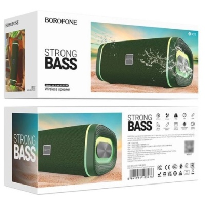 портативна колонка borofone br32 (зелений) 