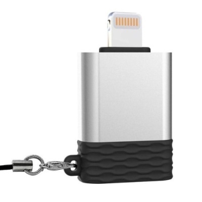 перехідник xo nb186 usb - lightning (чорний) 