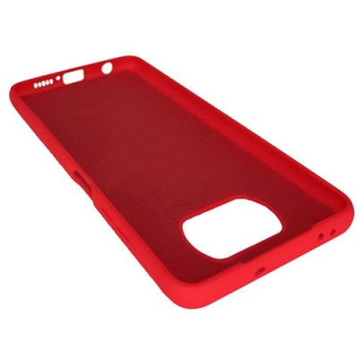 Купить силіконовий чохол soft silicone case для xiaomi poco x3/x3 pro - red онлайн