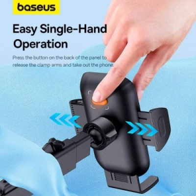 Автотримач Baseus UltraControl Go Series Clamp-Type (Suction Cup Version) (C40361600111-00) (black)