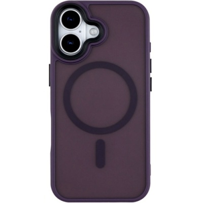 Купить чохол shadowmatte magsafe для apple iphone 17 (dark purple) онлайн