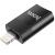 Перехідник Hoco UA17 USB female to Lightning male USB2.0 OTG adapter Black перехідник hoco ua17 usb female to lightning male usb2.0 otg adapter black