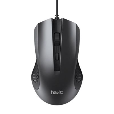 мишка дротова havit hv-ms752 black-gray 