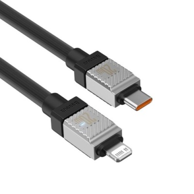кабель baseus coolplay series (pd) type-c - lightning 20w/5a/1m (cakw000001) (black) 