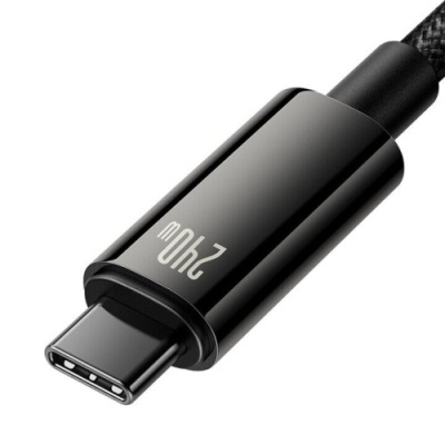 кабель baseus tungsten gold type-c - type-c 240w/1m (cawj040001) (black) 
