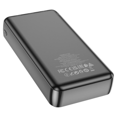додаткова батарея power bank hoco j100a high-ranking 20000 mah (чорний) 