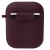 Купить чохол silicone case with fibra для навушників airpods 1/2 (plum) онлайн