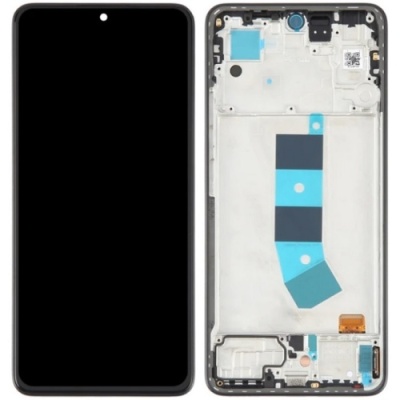 дисплей для xiaomi redmi note 13 4g в зборі з сенсором і рамкою black oled