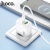 Мережевий Зарядний Пристрій Hoco CS55A 1USB/18W/QC3.0 + 1Type-C/30W/PD + (Type-C - Type-C) (Білий) мережевий зарядний пристрій hoco cs55a 1usb/18w/qc3.0 + 1type-c/30w/pd + (type-c - type-c) (білий)