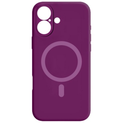 Купить чохол silicone case full camera with magsafe для apple iphone 17 (manyue red) онлайн