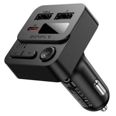 FM Модулятор Borofone BC60 (Чорний)