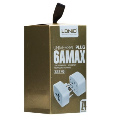 мережевий перехідник ldnio dl-z4 6a (білий) 