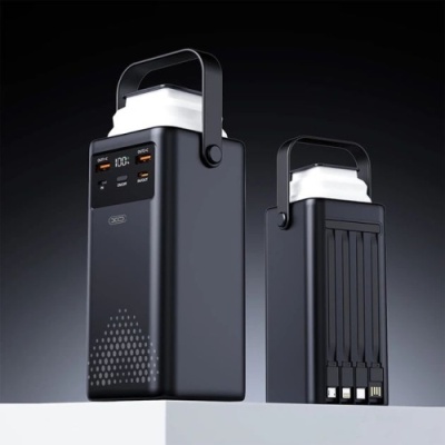 додаткова батарея power bank xo pr286 pd20w+qc22.5w 50000 mah (чорний) 