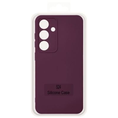 Купить чохол soft silicone case full для samsung s921 galaxy s24 (maroon) онлайн