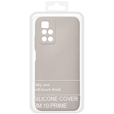 Купить силіконовий чохол soft silicone case для xiaomi redmi 10/redmi 10 2022 (сірий) онлайн