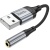 Перехідник Hoco LS36 USB - AUX (3.5mm)(female) 0.12m(Чорний) перехідник hoco ls36 usb - aux (3.5mm)(female) 0.12m(чорний)