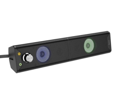 колонки для комп'ютера hoco ds32 plus combined colorful speaker (bluetooth) (чорний) 
