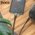 кабель aux hoco upa25 type-c - jack 3.5 plug (1m) (чорний) 