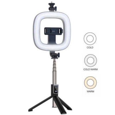 кільцева лампа led earldom et-zp21 bluetooth 4.2/6 дюймів з штативом 80см(15см) /220lm 