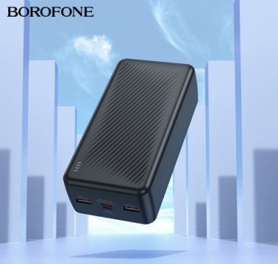 додаткова батарея power bank borofone bj56b graceful 22.5w+pd20w 30000 mah (чорний) 