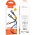 Кабель Hoco X109 Silicone (PD) Type-C - Lightning 27W/3m (Чорний) кабель hoco x109 silicone (pd) type-c - lightning 27w/3m (чорний)