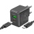 Мережевий Зарядний Пристрій Hoco CS14A 1USB/18W/QC3.0 + 1Type-C/20W/PD + (Type-C - Type-C) (Чорний) мережевий зарядний пристрій hoco cs14a 1usb/18w/qc3.0 + 1type-c/20w/pd + (type-c - type-c) (чорний)