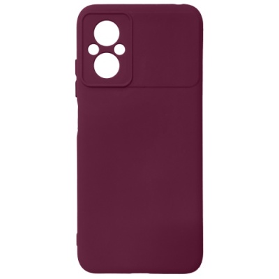 Купить чохол soft silicone case full для xiaomi poco m5 (maroon) онлайн