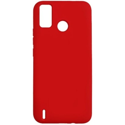 Купить силіконовий чохол soft silicone case для tecno spark 6 go - red онлайн