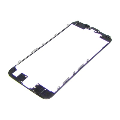 дисплейна рамка для apple iphone 6s чорна з термоклеєм high copy