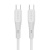 кабель earldom ec-185c-c silicone type-c - type-c 60w/1m (білий) 